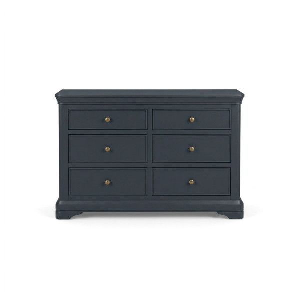 Cora 6 Drawer Chest Dark Grey
